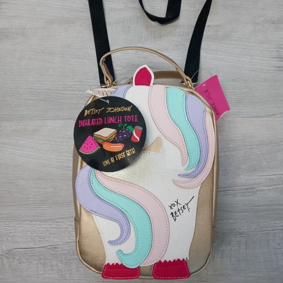 Betsey Johnson Other - Betsey Johnson Unicorn Lunch Tote